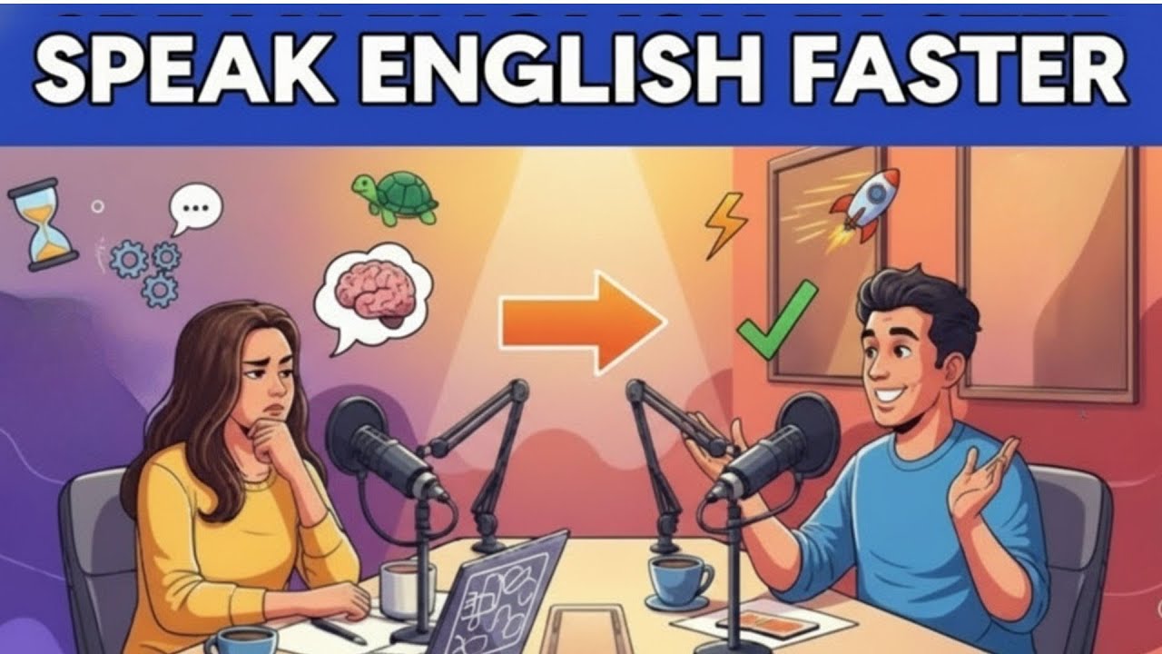 How to Speak English Faster | Stop Pausing to Think | Easy Fluency Tips | Podcast"