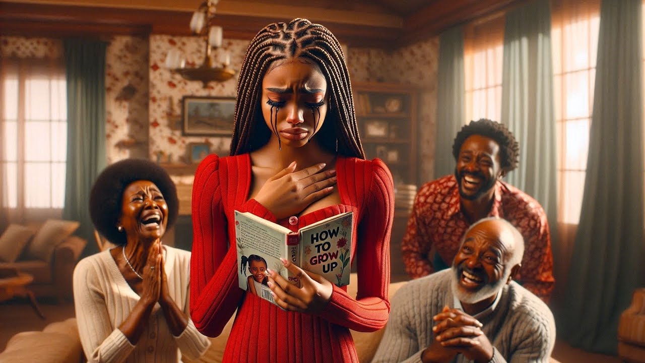 Her parents mocked her by giving her a book titled 