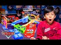 Unboxing the Pixar Cars Glow Racers Playsets! | Pixar Cars