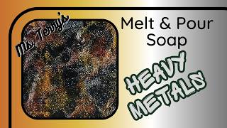 Sparkly Metallic Melt and Pour Soaps with @Wholesale Supplies Plus