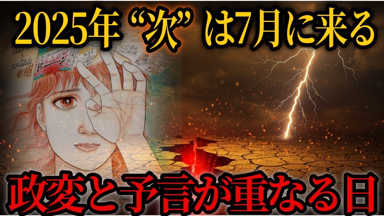 【たつき諒予言】あまりに一致しすぎる“2025年7月の現実”…偶然とは思えない内容とは？【都市伝説・予言】 - YouTube