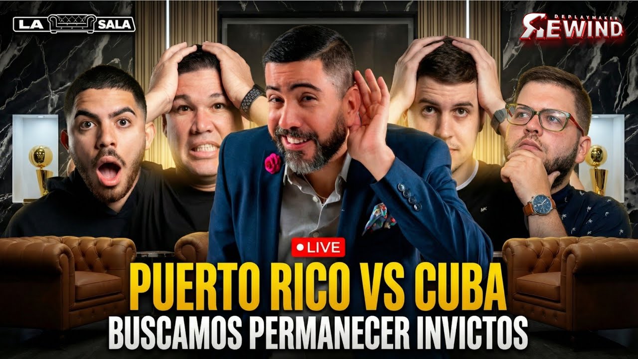 WBC | WATCH PARTY juego Puerto Rico 🇵🇷 vs Cuba 🇨🇺 + REWIND #LIVE
