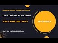 Solving Leetcode Daily Challenge 338. Counting Bits
