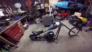 How I made my mini chopper/ mini bike