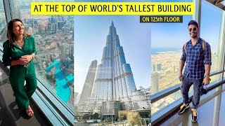 Inside Burj Khalifa and Sky View Observatory - Full Tour With Total Expense | Dubai Vlog screenshot 5