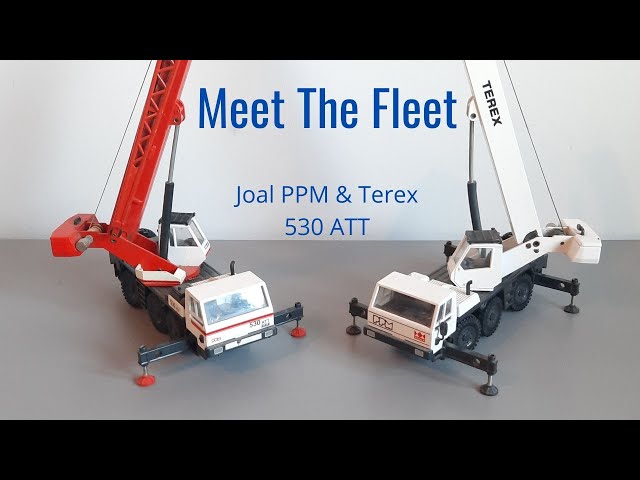 Camion Grue Joal 1/50 – PPM Terrex 530 ATT (Blanc, Métal, Neuf)
