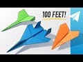 How to Make 3 EASY Paper Airplanes that Fly Far — Best ...