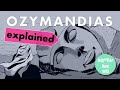 Ozymandias by percy shelley  summary and analysis