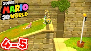 Super Mario 3D World - Mundo 4-5 100% Nintendo Switch