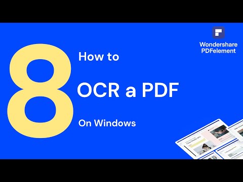 Video: Cum adaug OCR la PDF?