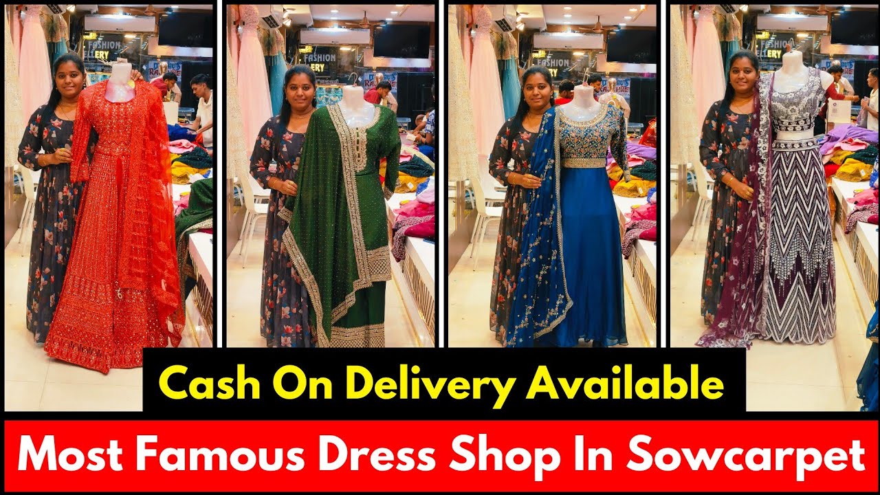 ➡️💥 [ COD Available ] Latest Sowcarpet Dresses | Shree Boutique Sowcarpet | Priya Just know fashion