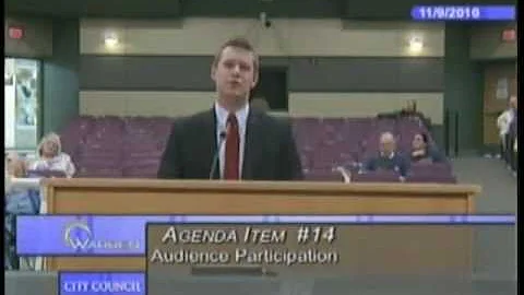 Tom Kuettner speaks on Warren Tea Party Election V...