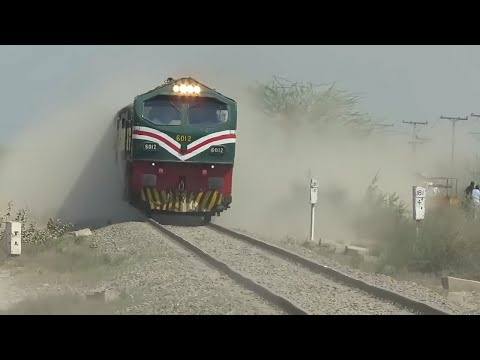 Best Fastest Trains Ever 2018 | Super Fast Train in Pakistan AGE-30 6012 | Pakistan Railways