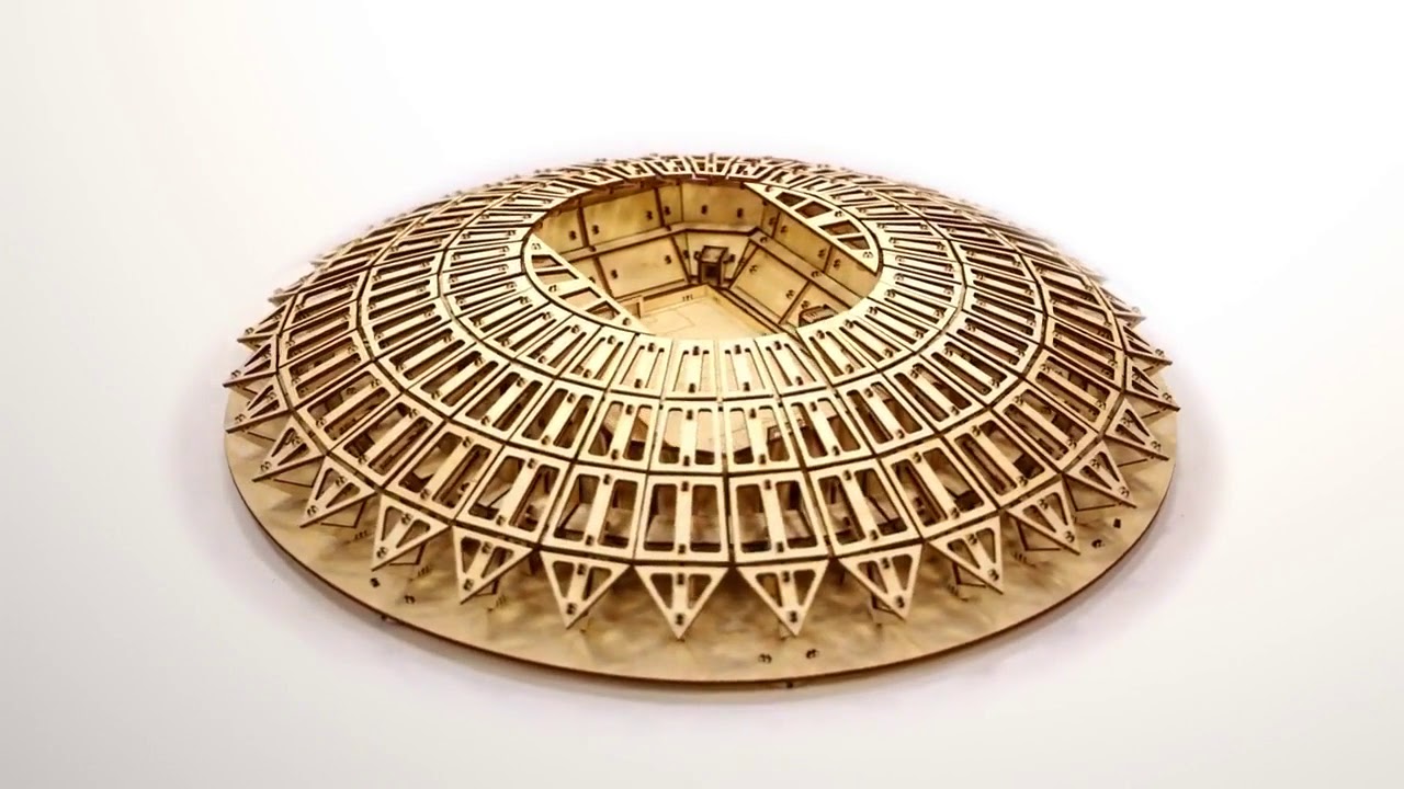 Обзор сборных моделей стадионов от Uniwood