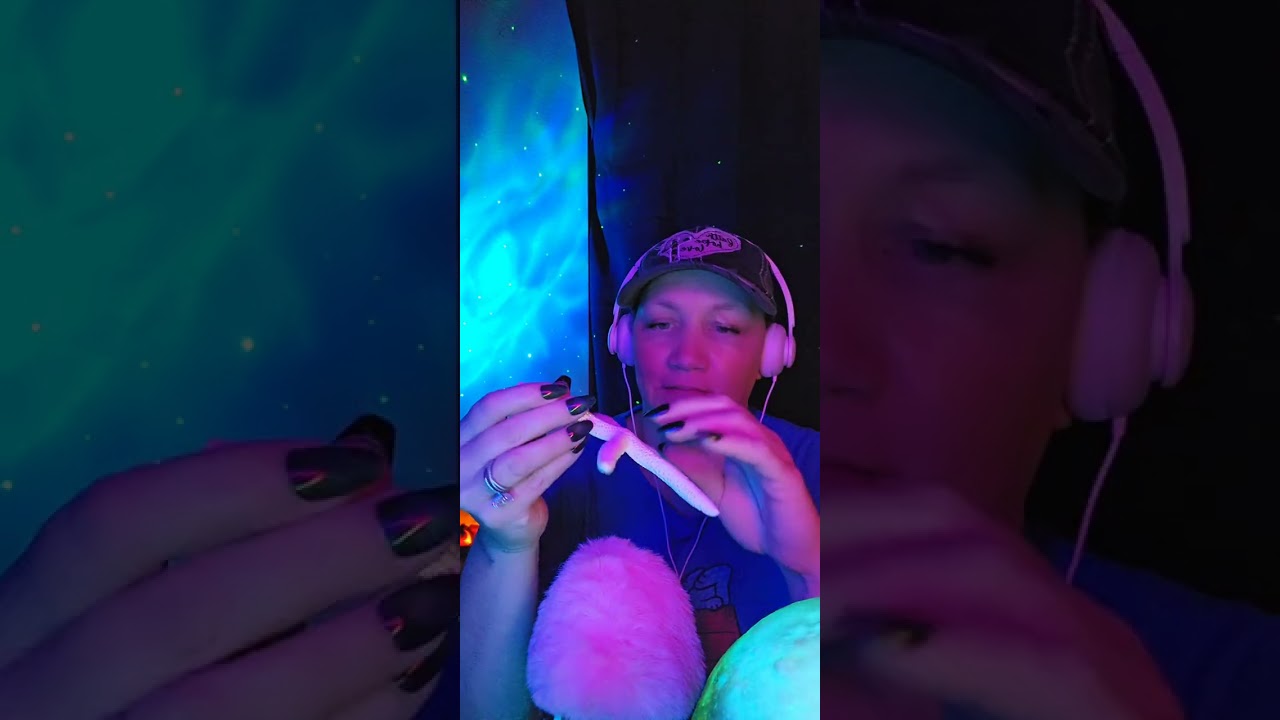 ASMR tiktok live #10   Tissue paper, mic brushing,scratching, tapping, glue