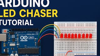 How to Make an Arduino LED Chaser | Knight Rider Effect