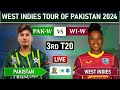 Pakistan vs west indies 3rd t20i match live commentary  pak w vs wi w live  pak 7 ov