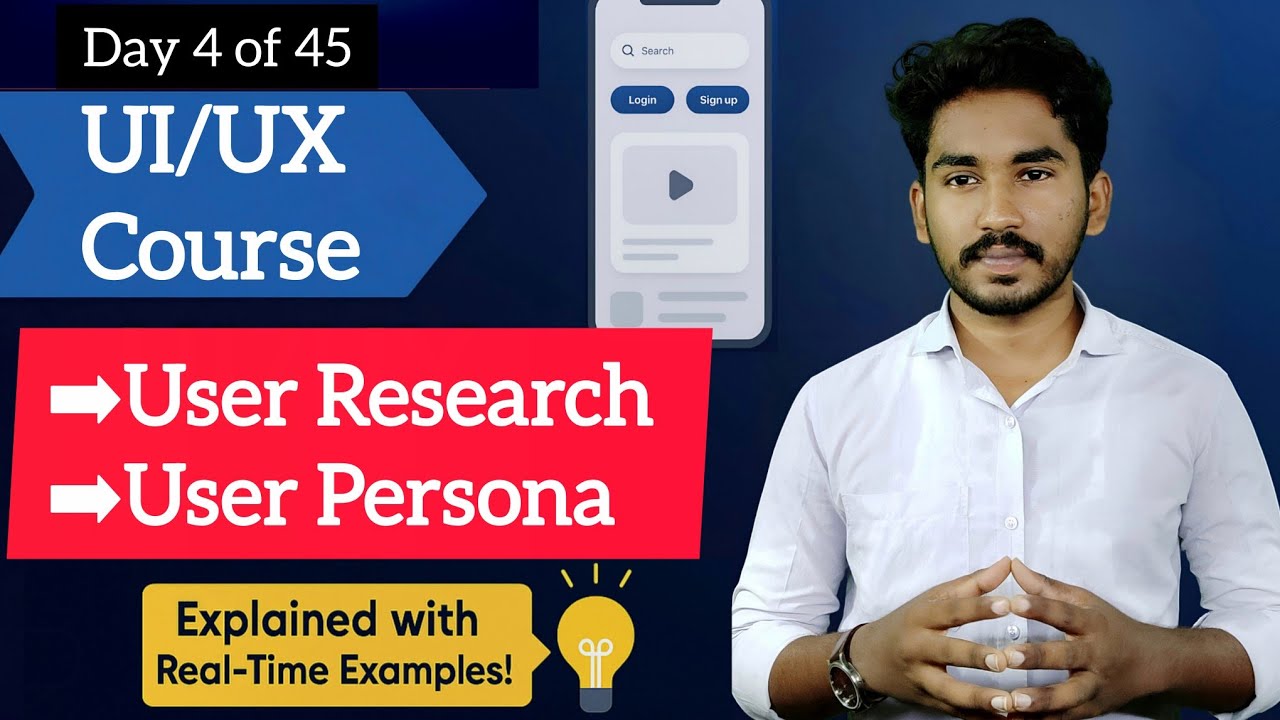 Day 4: User Research & User Persona in UI/UX | Easy for Students ...