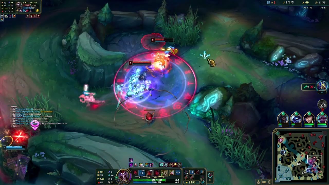 DuoQ in Emerald - Shaco jgl full gameplay