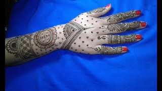 Simple And Unique Mehndi Design For Back Hands Pinki Mehndi Design