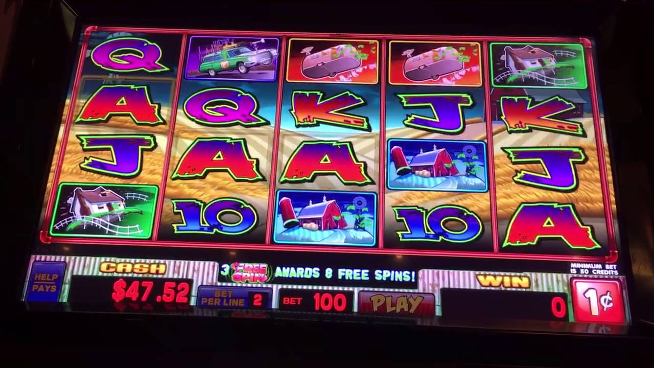 Wild tornado slot machine bonus