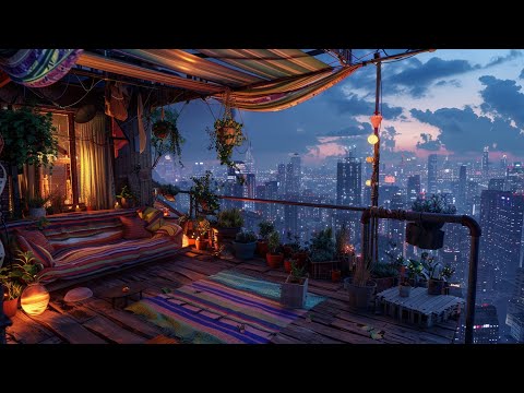 Chill Lofi Mix – Vintage 90s Cassette Lo-fi in Cyberpunk