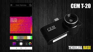 CEM T-20 Thermal Imaging: 'Smart Thermview'  App screenshot 4