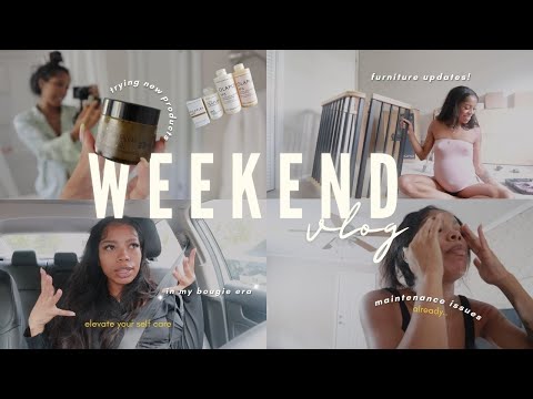 MOVING VLOG 02: in my nesting era, nursery prep, maintenance issues, furniture updates + more!