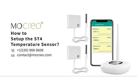 How to Setup ST4 Temperature Sensors Kit