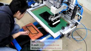 Mini pneumatic-drive flat screen printer 2030P