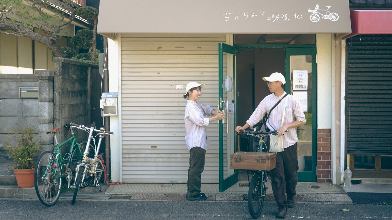 夫婦で営む人気ドーナツ店に密着！自転車でドーナツ移動販売と店舗の二刀流がすごい！
