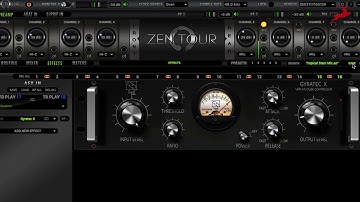 Saving the EDM session as a preset in the control panel