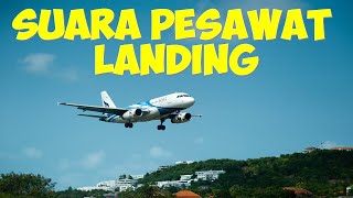 Suara Pesawat Landing