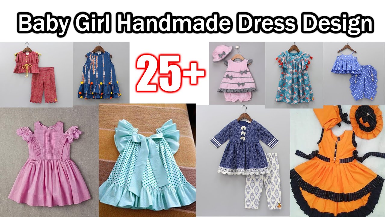 Baby Girls Handmade Dresses Designs Seena Prona YouTube
