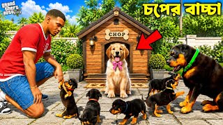 Gta 5 : Franklin & Shinchan Found Chop's Puppies l GTA 5 Bangla Gameplay 