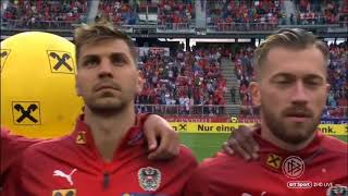 Germany vs Austria National Anthem (International Friendlies)