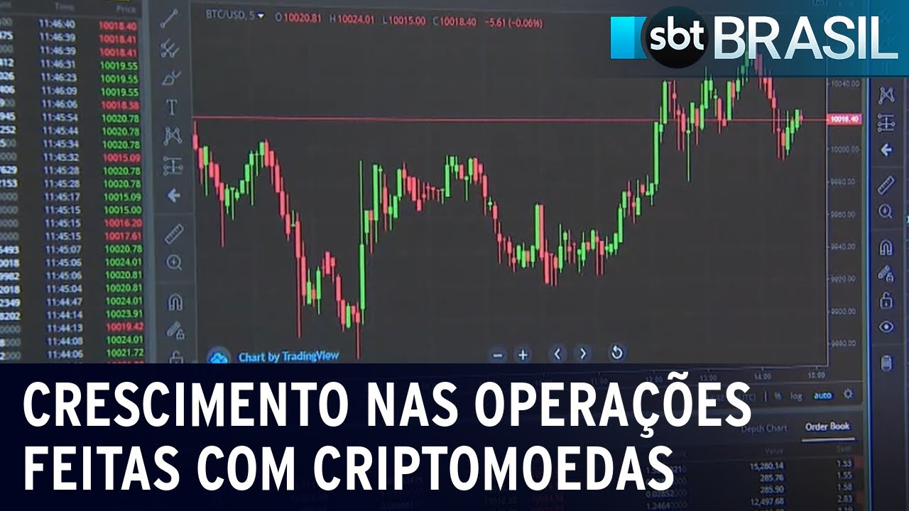 Receita Federal aponta crescimento nas operações feitas com criptomoedas | SBT Brasil (08/10/22)