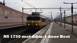 Ns 1750 Komt Met Ddm1 En 1779 Door Station Best -- 15 December 2017