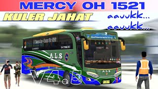 BUSSID UPDATE V4.5‼️ SOUND MERCY OH 1521 KULER JAHAT REAL SOUND || KODENAME SOUND BUSSID V4.5