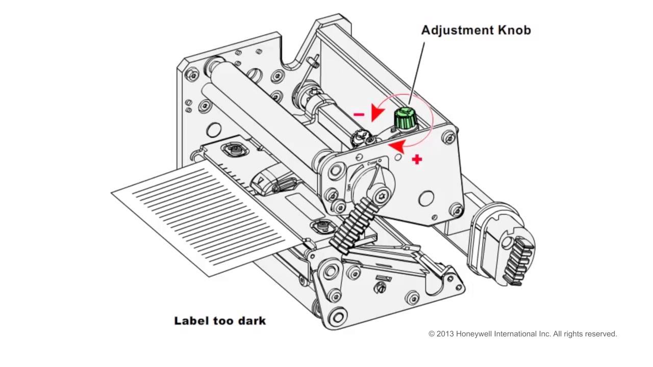 Intermec PX4i & PX6i Barkod Yazıcı Thermal Kafa Basınç Ayarı (PX4i