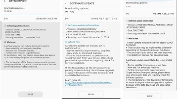 Samsung phone got the new FOTA update | Android pie is official released