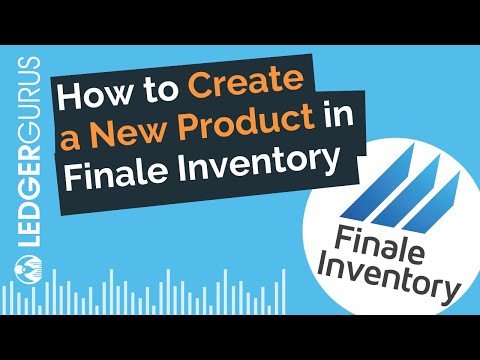 How to Create a New Product in Finale Inventory thumbnail