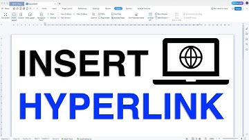 How To Insert Link In WPS Office