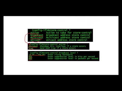 What is Storm Control ? ( Packet Tracer )