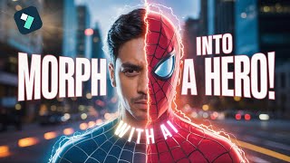 How to Morph Into a Superhero with Filmora AI 💥 screenshot 5