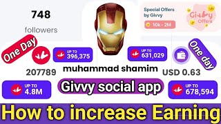 givvy social app tips for more coins and money  /earn money online 2022 screenshot 3