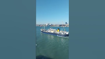 Steamship. SS Shieldhall  Entering Southampton  on 4th September 2023