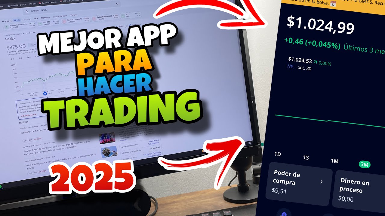 👉 Cual es LA MEJOR APP para Hacer TRADING 2025 - YouTube