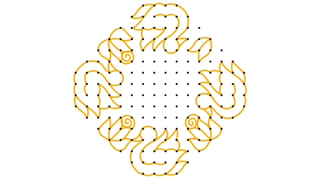 Beautiful Festival Rangoli(16-4-4) 