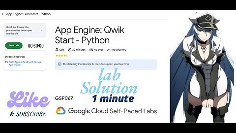 App Engine: Qwik Start - Python  || GSP067 || Qwiklabs Arcade 2025.